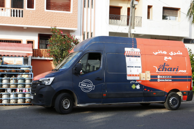 A Chari delivery vehicle
